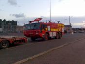 Donegal Airport Fire Tender 1 At Holyhead Port.