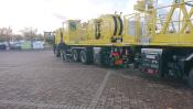 Scania G500 Road To Rail Overhead Line Mounting Train