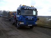 Px62 DTU Story Scania P420 6x2 And Trailer.