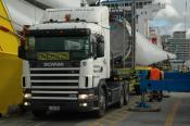 Scania And  Wind Turbines  Auckland