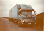 Scania 82m drawbar.Woodhead 1983.