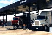 Peterbilt With Reefer And Kenworth