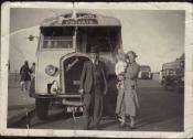 Maternal Grandfather, Grandmother and my sister with a Dennis Lancet