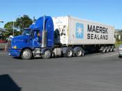 Kenworth,  Halls Refrigerated Transport,    Auckland