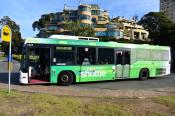 Volvo,  Sydney Shuttle Bus.  Mc Mahons Point